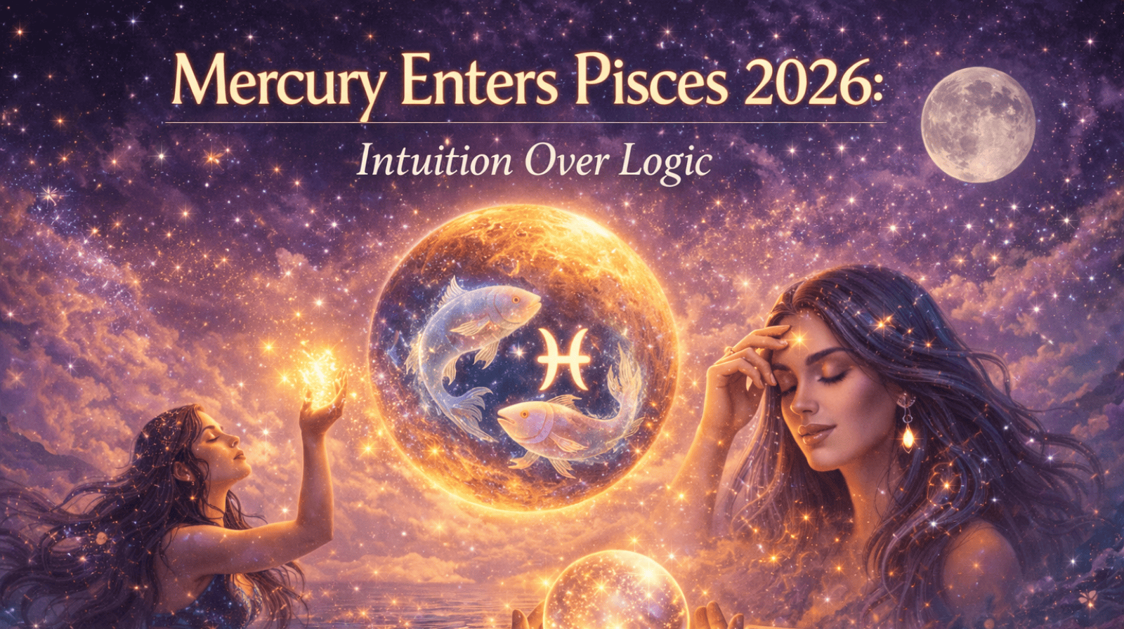 Mercury enters pisces 2026: intuition over logic