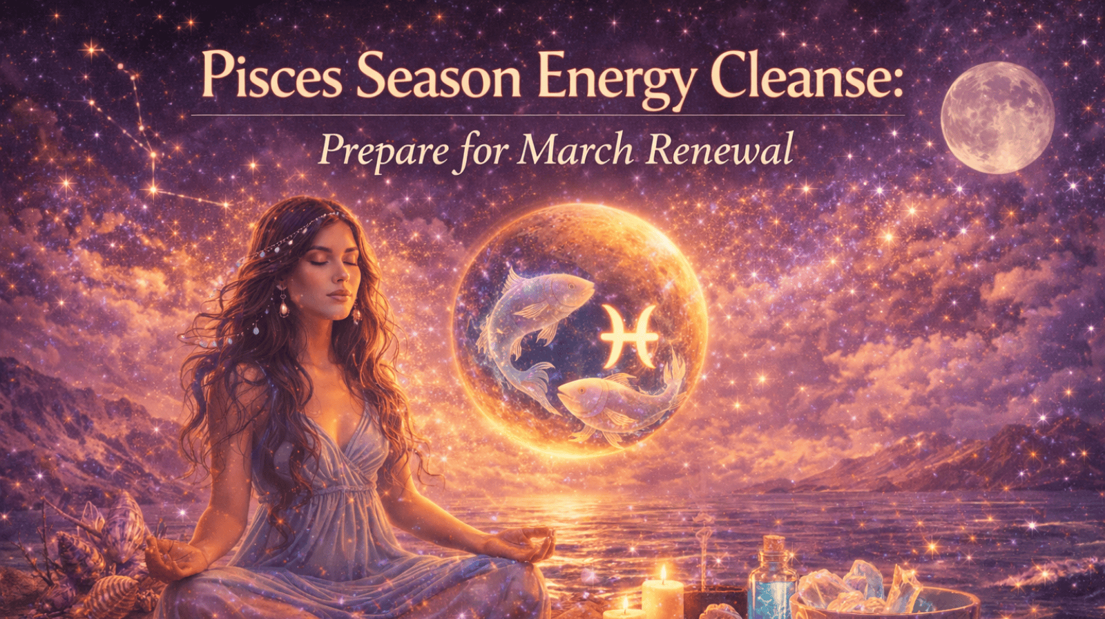 Pisces season energy cleanse: prepare for march renewal
