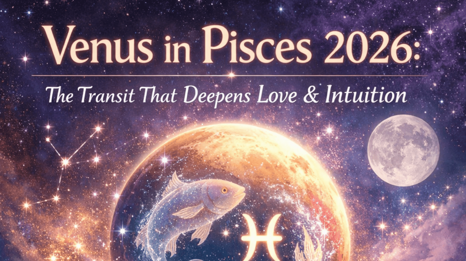 Venus in pisces 2026: the transit that deepens love & intuition